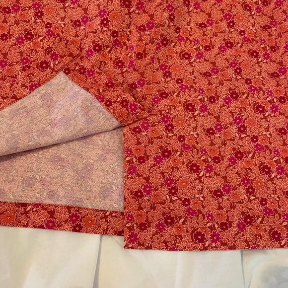 Cherokee Spring Collection Vintage Cotton Floral Pencil Skirt Size 12 - Picture 8 of 11